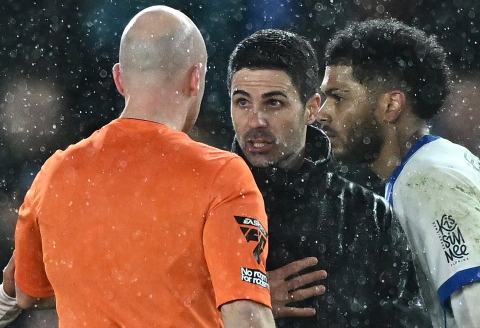 Mikel Arteta has been left furious by some of the decisions which have gone against his side