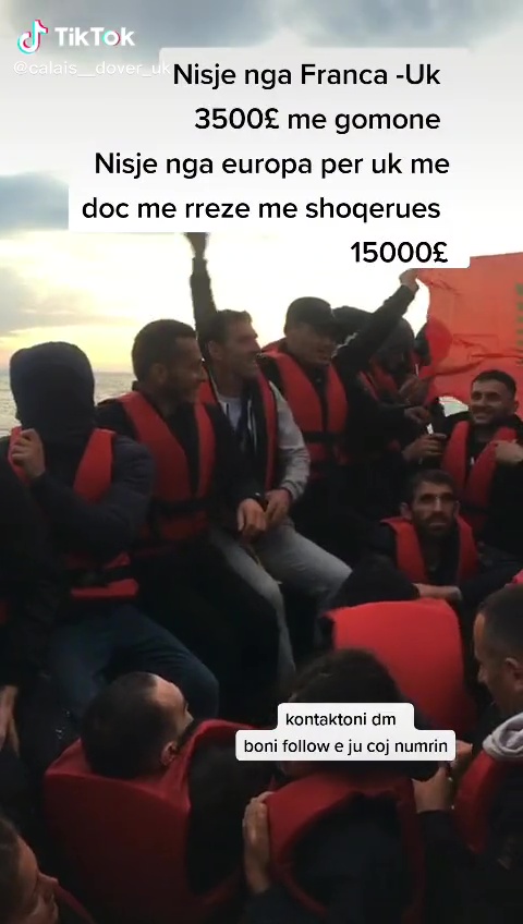 Social media sites such as TikTok and Instagram are used by the Albanian smuggling gangs to advertise small boat crossings