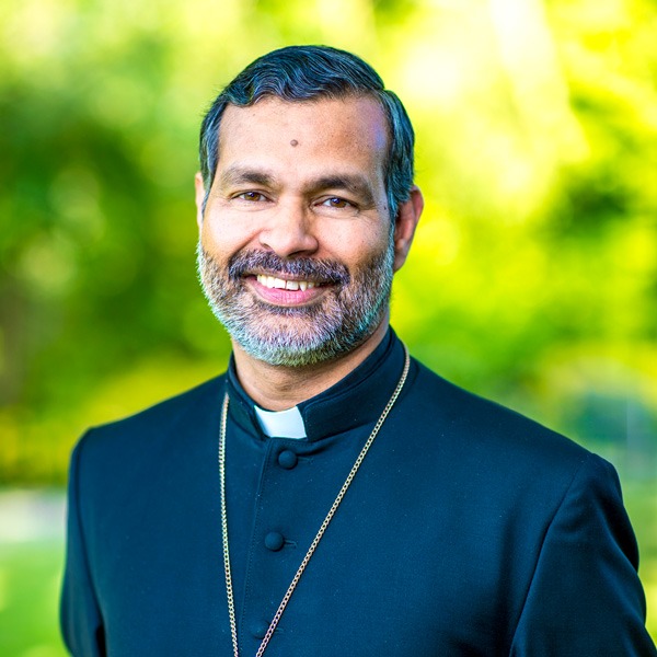 Portrait of the Bishop of Liverpool, John Perumbalath.