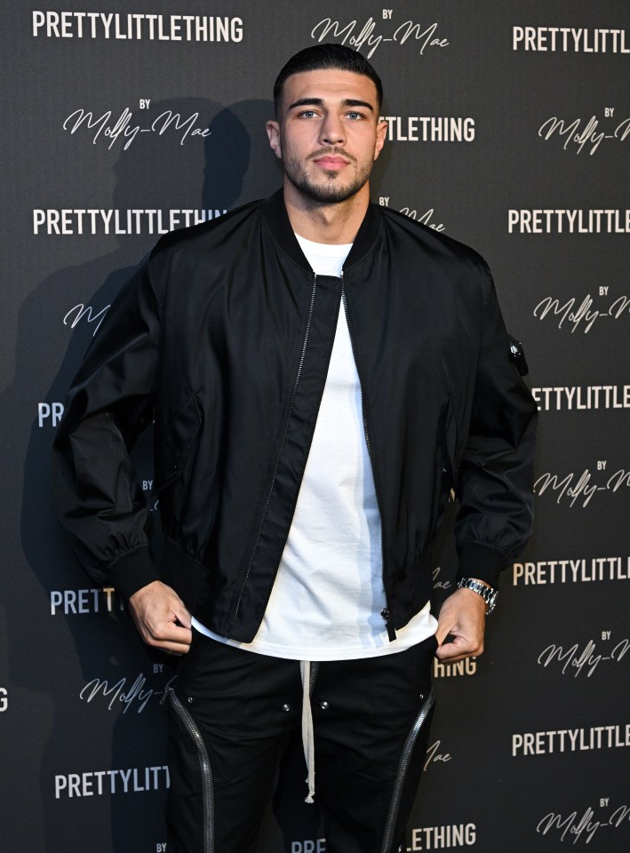 Tommy Fury at a PrettyLittleThing event.