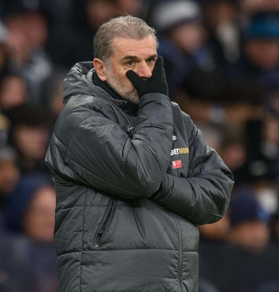 Ange Postecoglou, Tottenham Hotspur manager, at Tottenham Hotspur Stadium.