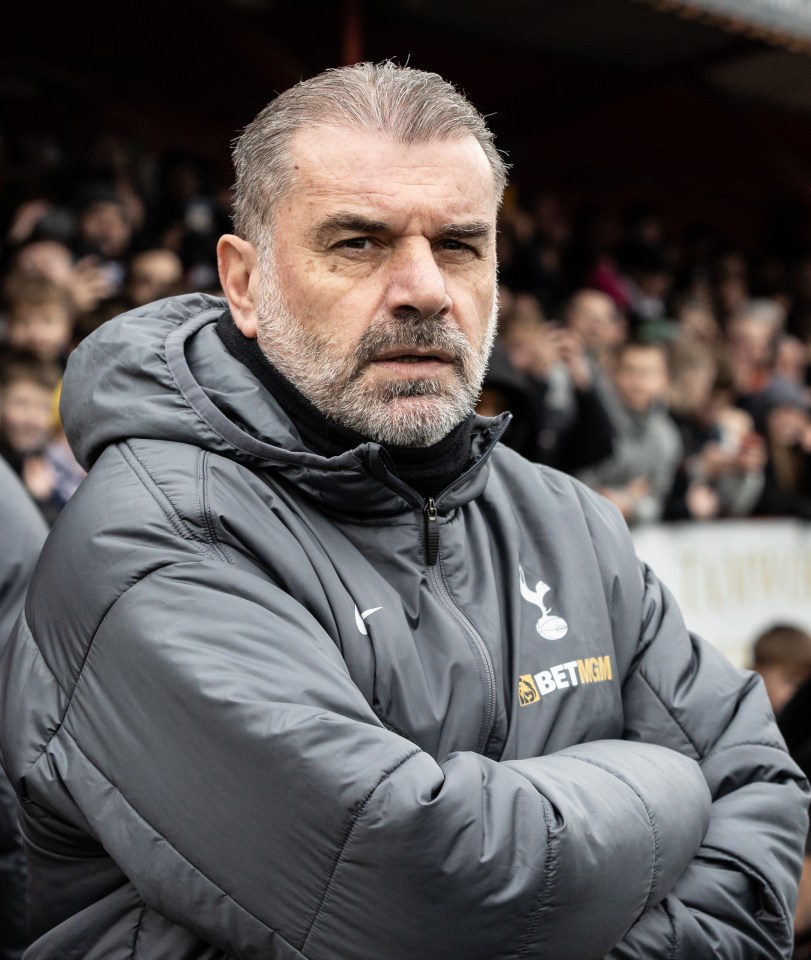 Ange Postecoglou, manager of Tottenham Hotspur.