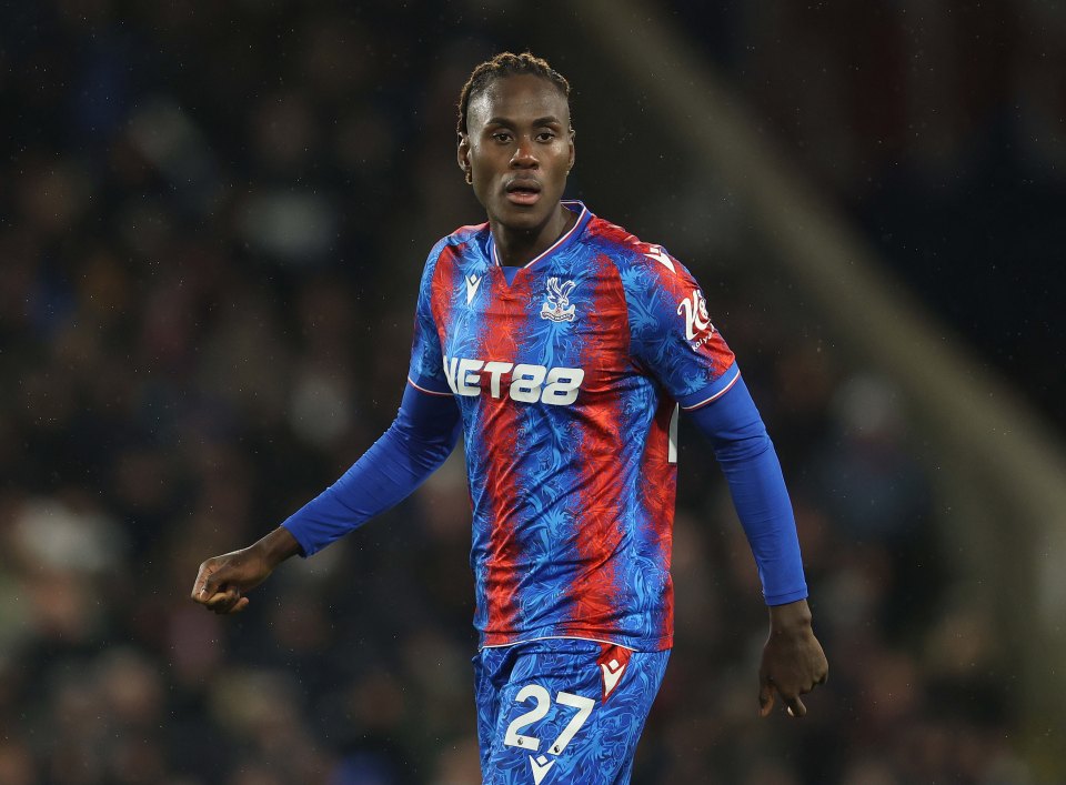 Trevoh Chalobah of Crystal Palace in a soccer match.