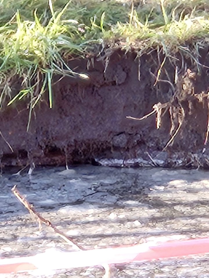 The freezing 'sinkhole' looked like a puddle