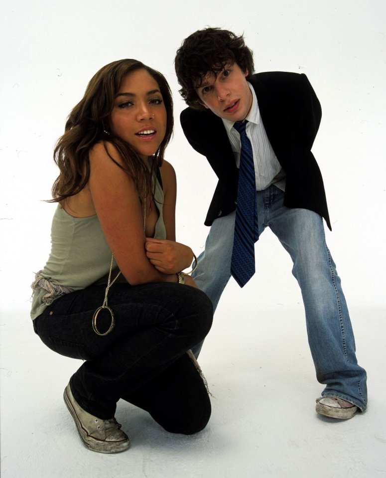 Promotional photo of Miquita Oliver and Simon Amstell.