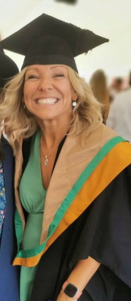 Photo of Claire Chick in graduation attire.