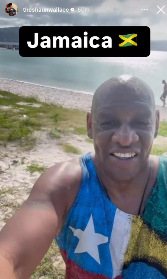 Man in Jamaica wearing a tank top.