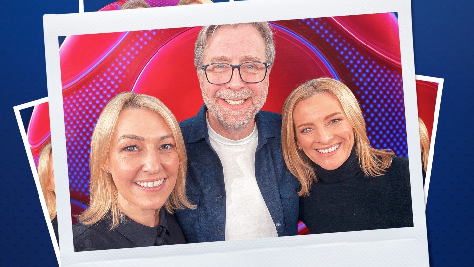 Photo of Kelly Cates, Mark Chapman, and Gabby Logan, new Match of the Day presenters.