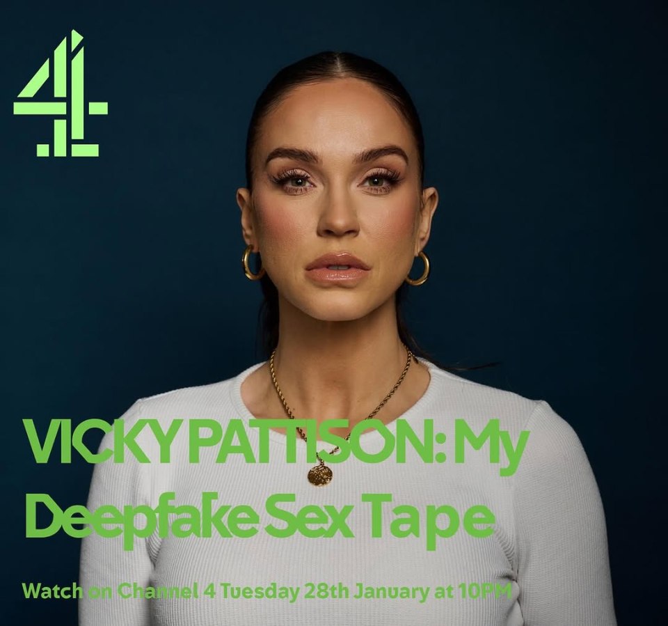 Vicky Pattison: My Deepfake Sex Tape; Channel 4 promotional image.