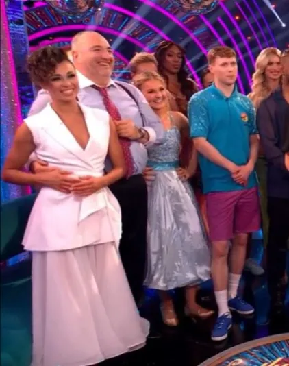 Group photo of Strictly Come Dancing contestants.