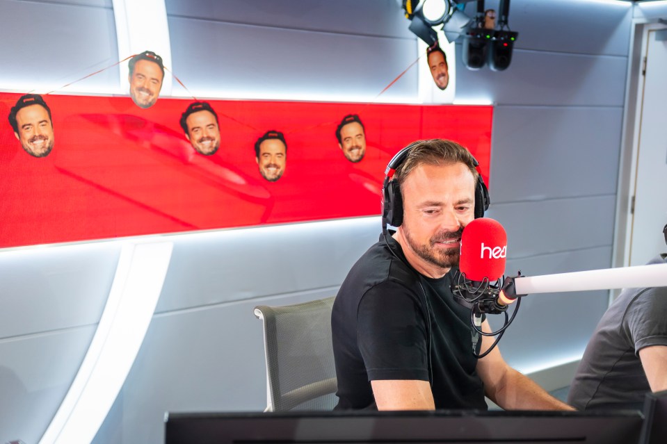 Jamie Theakston on Heart Radio, declared cancer-free.