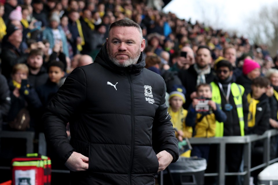 Wayne Rooney was axed following Argyle's 2-0 defeat to Oxford