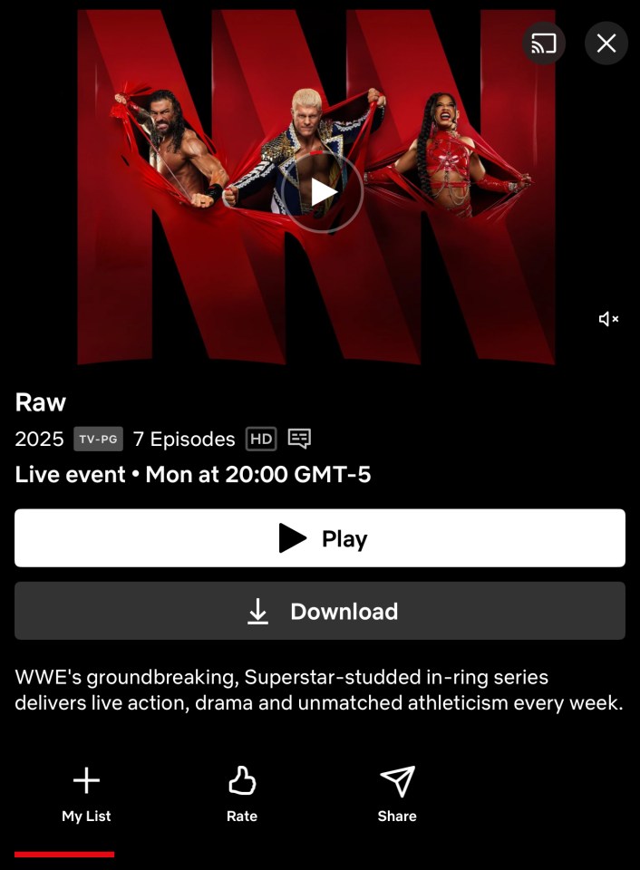 WWE Raw promotional image.