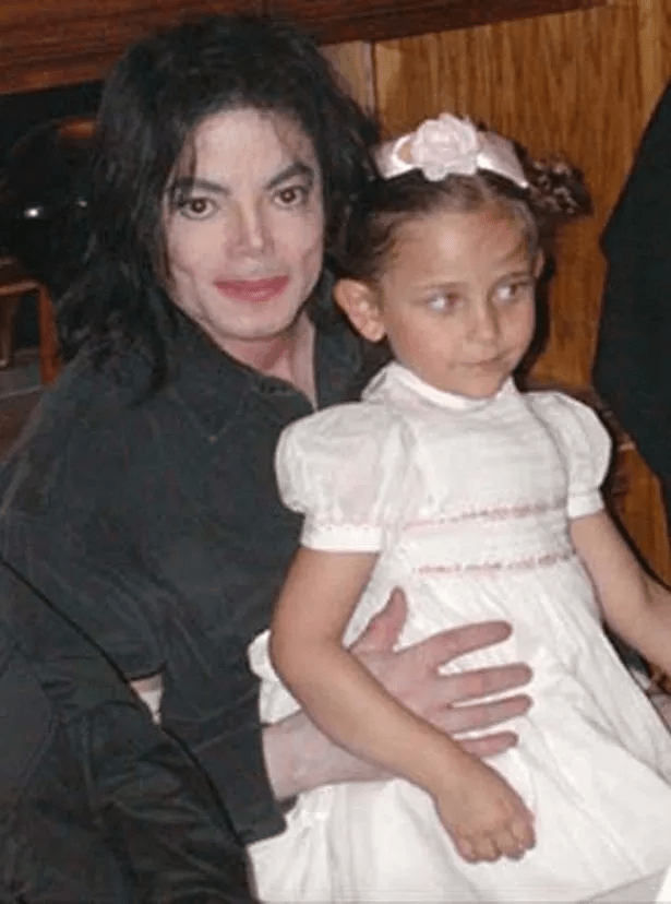 Michael Jackson and Paris Jackson.