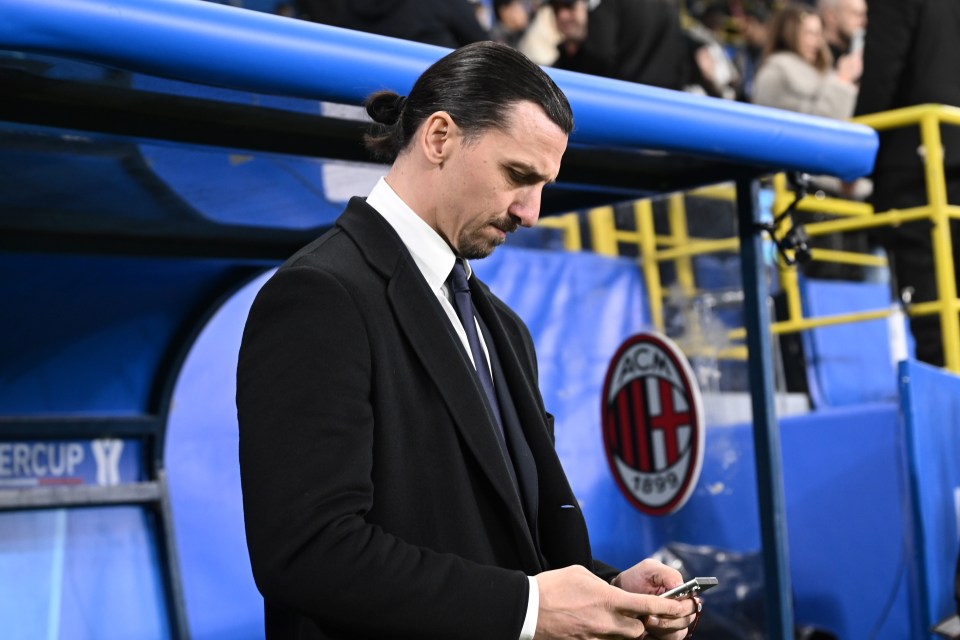 Zlatan Ibrahimovic works as a chief at the Italian giants