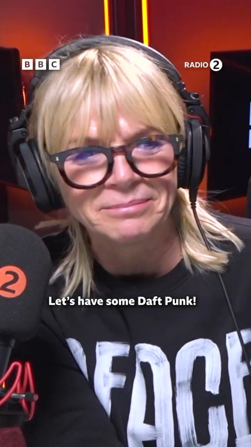 Zoe Ball on her final BBC Radio 2 show.