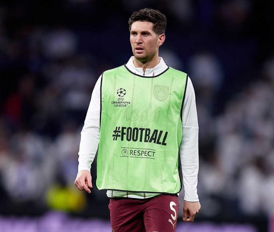 John Stones of Manchester City on the field.