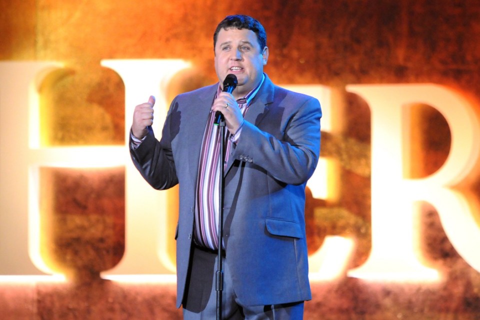 LONDON, ENGLAND - SEPTEMBER 12:  Comedian Peter Kay performs live on stage during the Heroes Concert at Twickenham Stadium, in aid of the charity Help For Heroes, on September 12, 2010 in London, England. (Photo by Jim Dyson/Getty Images)