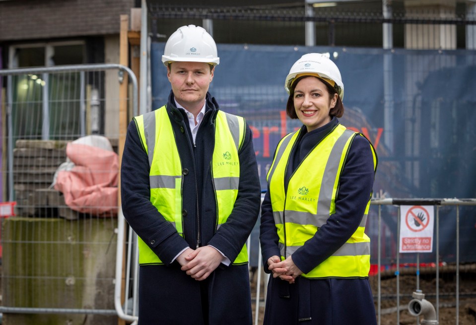 Secretary of State for Education Bridget Phillipson MP at a construction site.