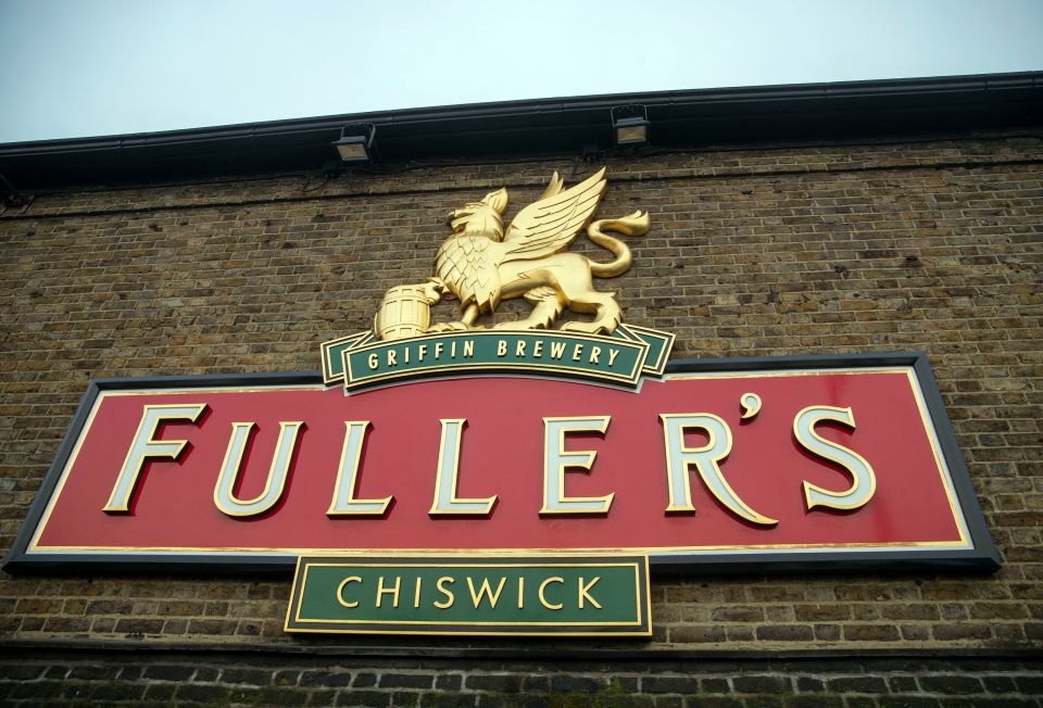 Fuller's Chiswick brewery sign.