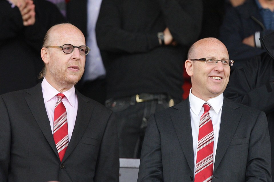 Photo of Joel and Avram Glazer, Manchester United directors.