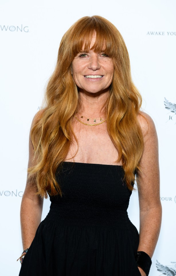 Patsy Palmer at the Love Malibu Style art exhibit.