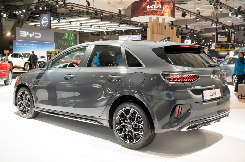 BRUSSELS, BELGIUM - JANUARY 13: KIA Ceed family car at Brussels Expo on January 13, 2023 in Brussels, Belgium. (Photo by Sjoerd van der Wal/Getty Images)