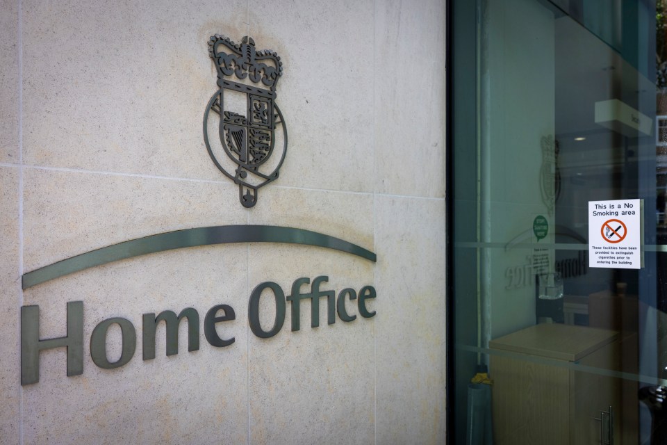 Home Office building sign in London.