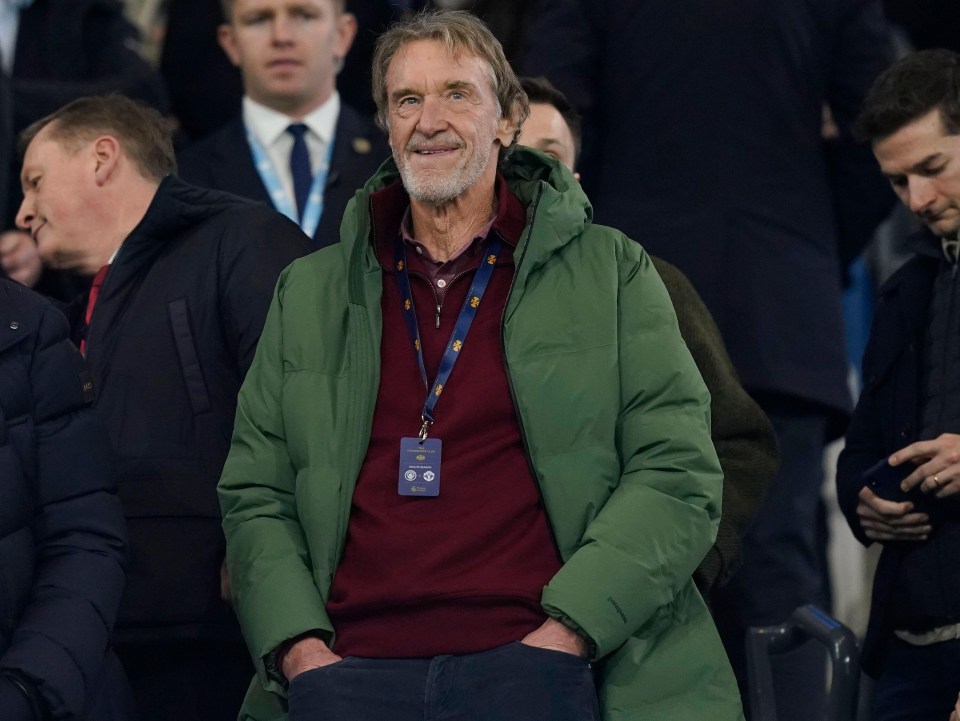 Sir Jim Ratcliffe at a Premier League match.