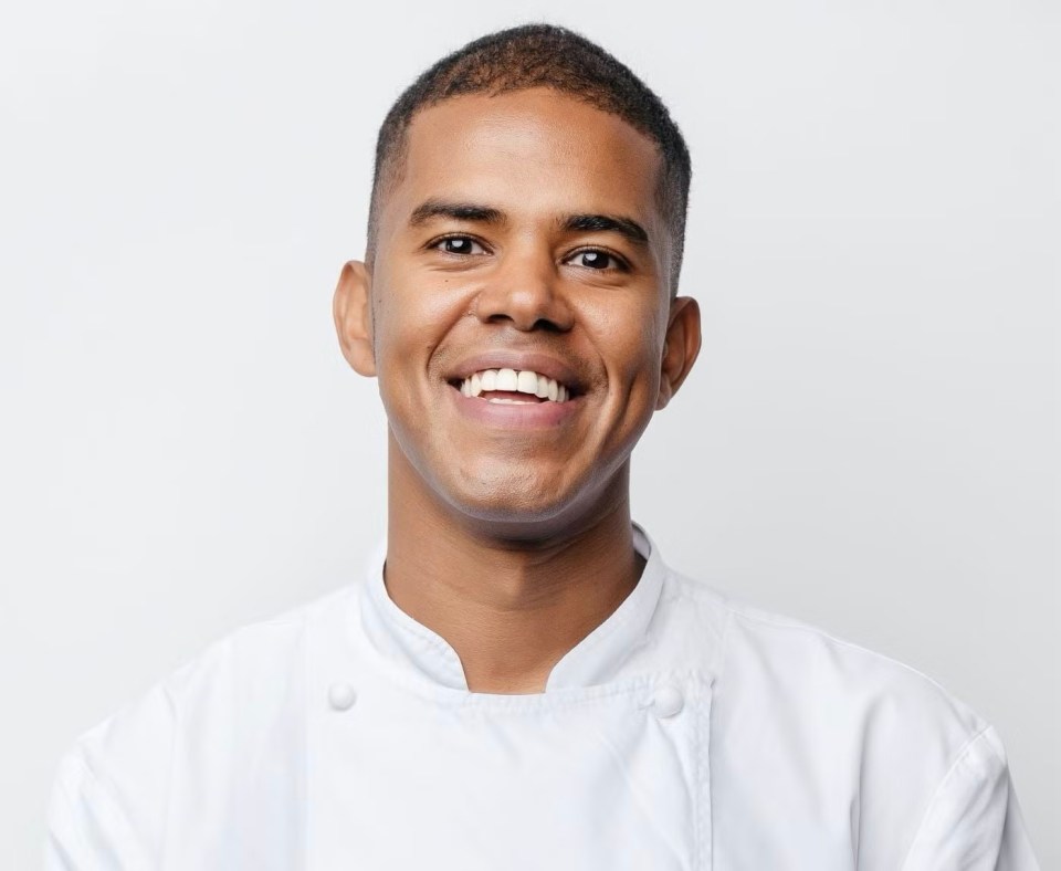 Portrait of a smiling chef.