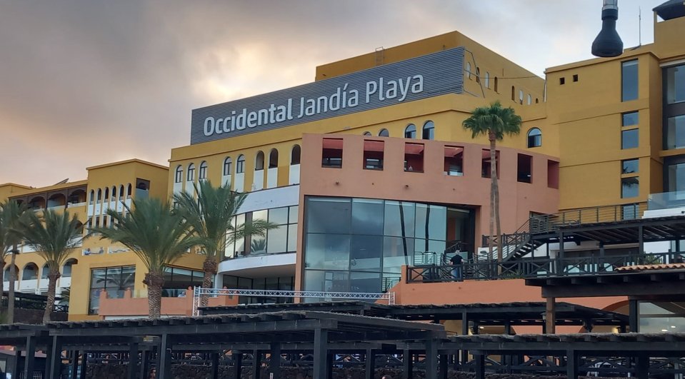 Occidental Jandia Playa resort in Fuerteventura.