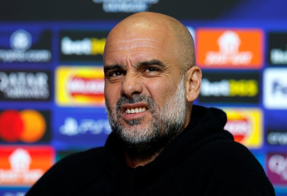 Man City manager Pep Guardiola's expression might be a little bit like this if he read fans' reaction to the draw