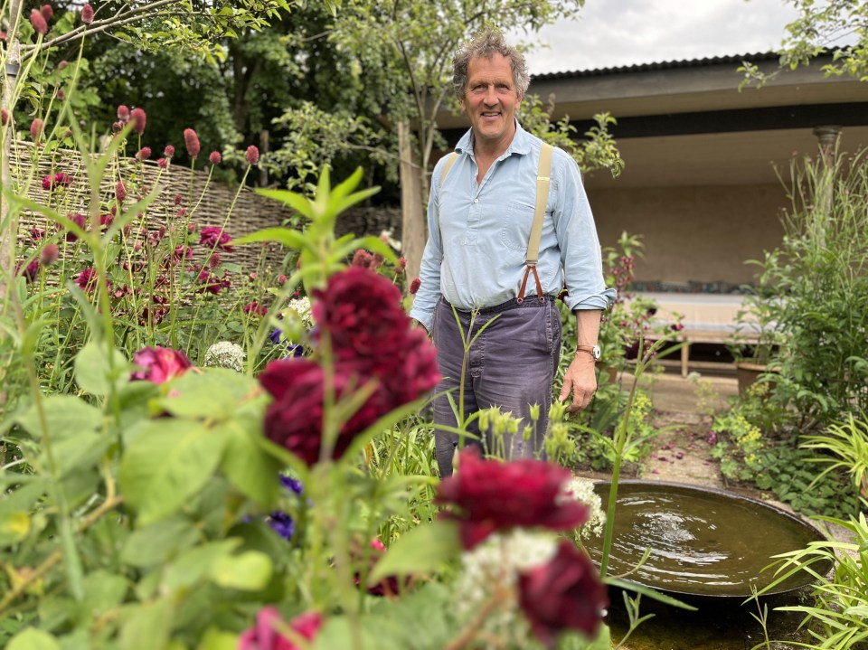 Monty Don in his garden.