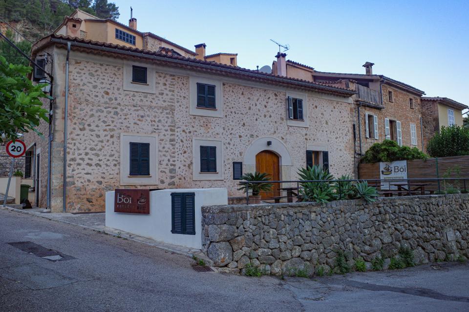 2RWADBB Mallorca, Spain - 12 June, 2023: Refugi Can Boi, accommodation on the GR221 trail in the Tramuntana mountains, Mallorca