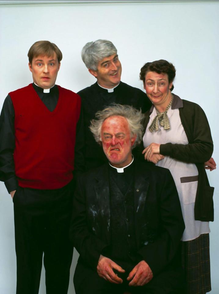 Father Ted cast photo.