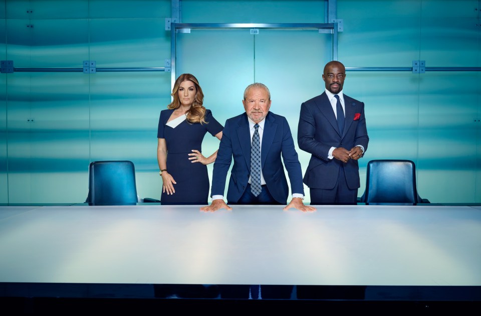 Promotional photo of The Apprentice judges.