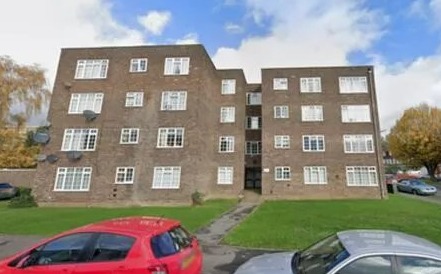 Carole and Michael Middleton's first apartment building.