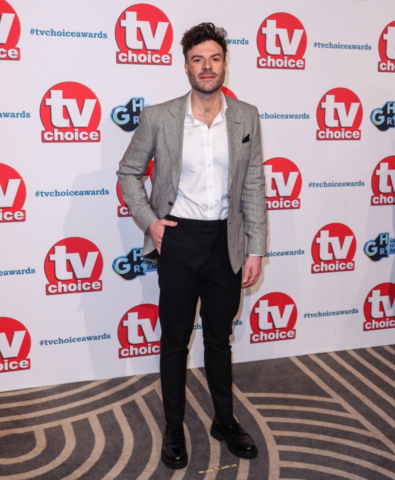 Jordan North at the TV Choice Awards.