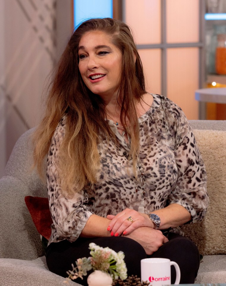 Diane Youdale on the Lorraine TV show.