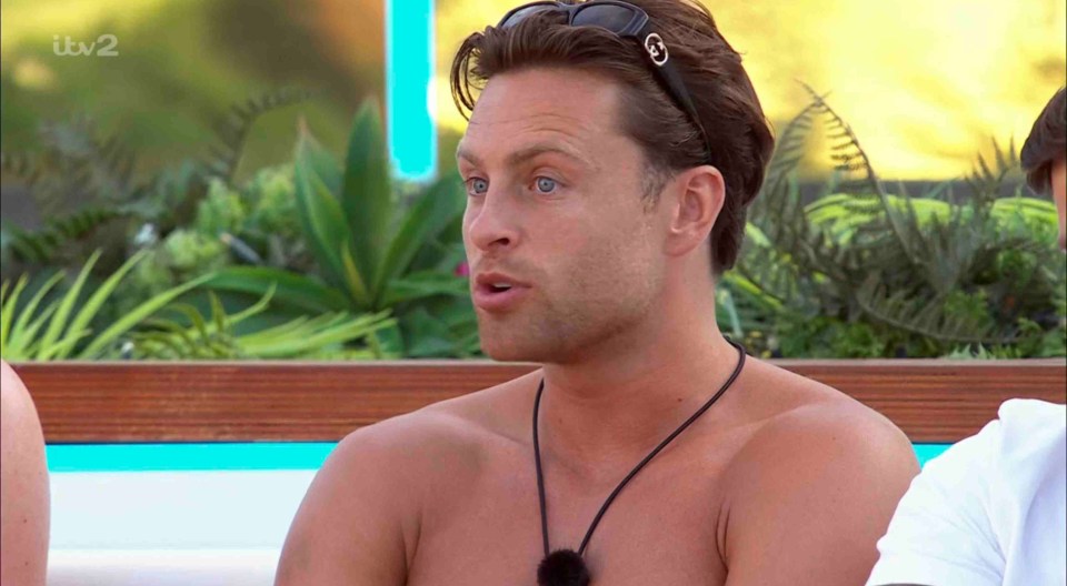 Screenshot of Luca Bish from Love Island All Stars.