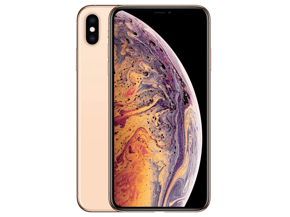 Gold iPhone XS Max.