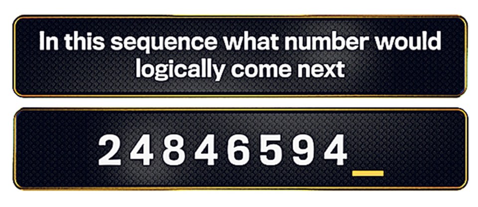 Number sequence puzzle: What number comes next in the sequence 24846594?