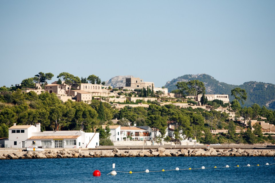 Sa Fortaleza, the world's most expensive property, overlooking Puerto Pollensa, Majorca.