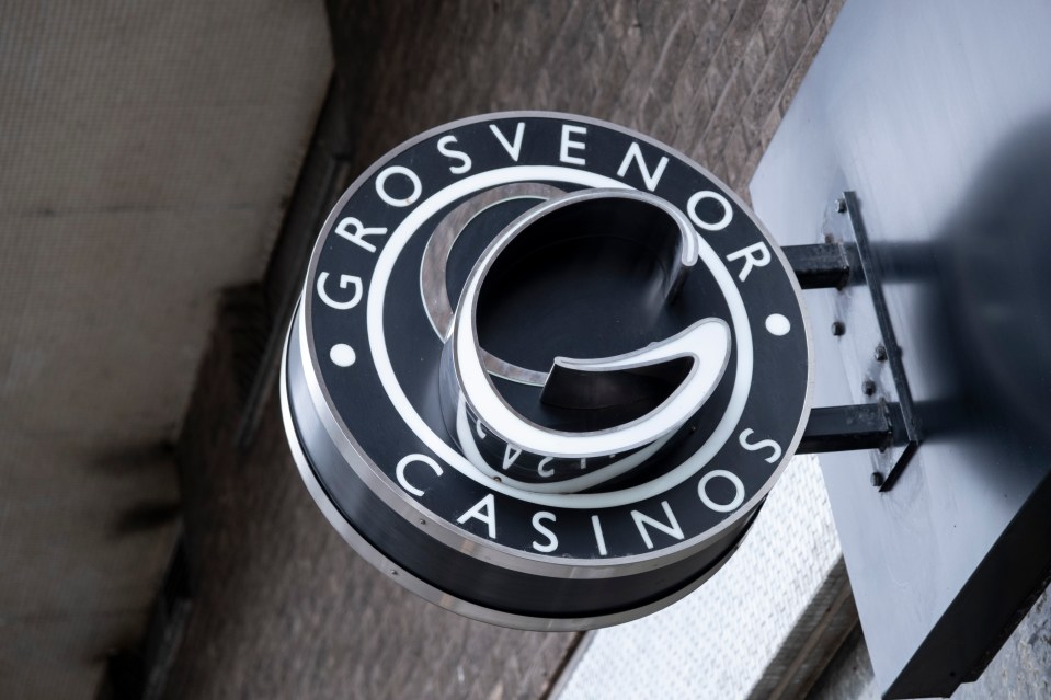 Sign for the casino brand Grosvenor Casinos on 30th May 2022 in Birmingham, United Kingdom. (photo by Mike Kemp/In Pictures via Getty Images)