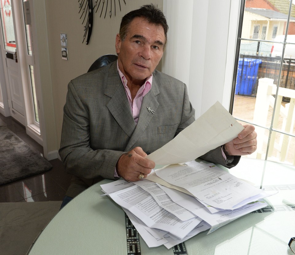 Pic Jim Clarke. March 7th. 2019. Story by Guy Patrick. Paddy Doherty who has been diagnosed with Prostate Cancer pictured with his hospital letters. See story