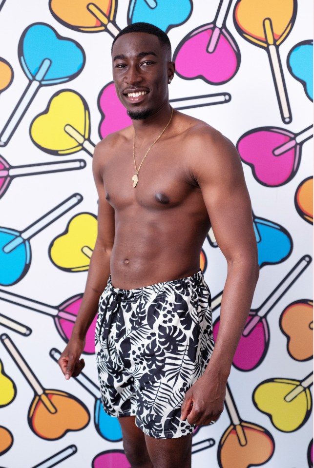 Portrait of Deji Adeniyi, a Love Island contestant.