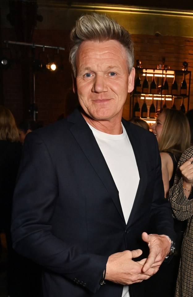 Gordon Ramsay at the GQ Food & Drink Awards.