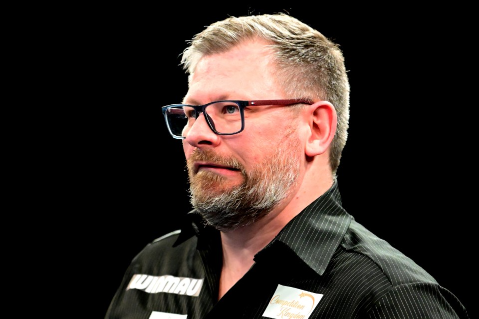 James Wade at the Winmau World Masters Darts 2025.