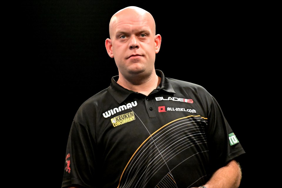 Michael van Gerwen at the Winmau World Masters Darts.