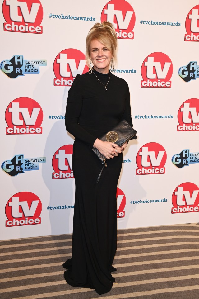 Sally Lindsay at the TV Choice Awards.